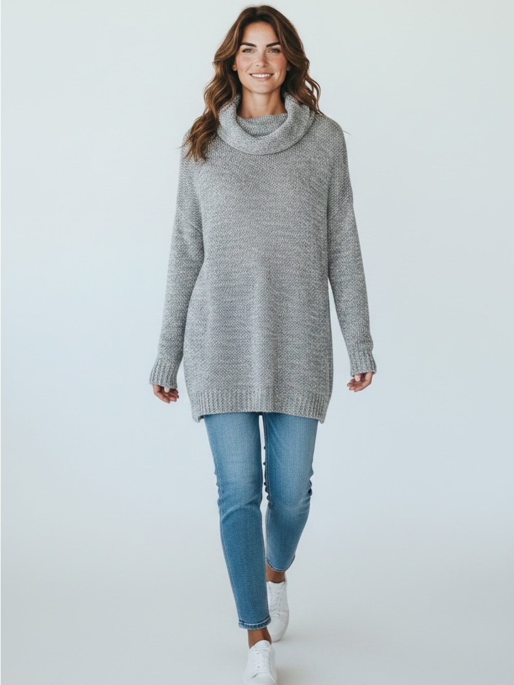 Turtleneck Sweater Dress